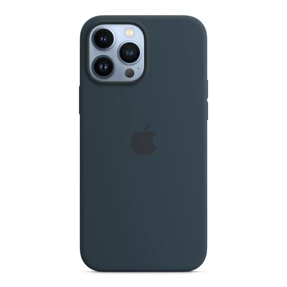 Чехол силиконовый MagSafe iPhone 13 Pro Max, синий