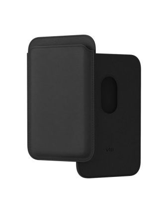 Картхолдер "vlp" из экокожи с MagSafe, черный